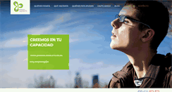 Desktop Screenshot of fundacioncapacis.org