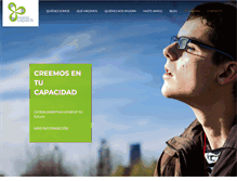Tablet Screenshot of fundacioncapacis.org